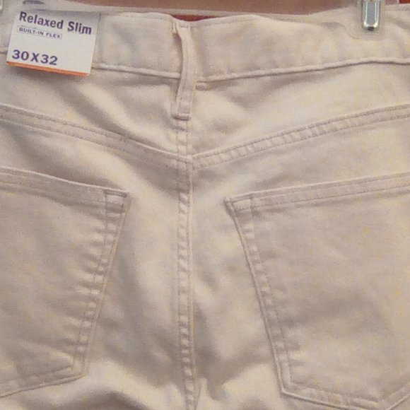 Cream Relaxed Slim Jeans - Picture 7 of 8